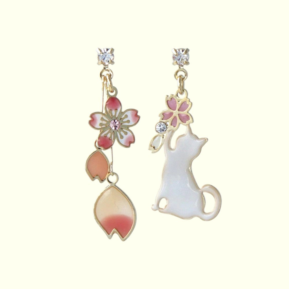 Springtime Whimsy Earrings Gold 1
