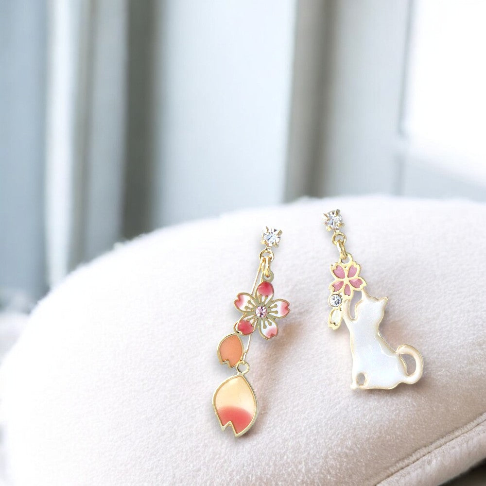 Springtime Whimsy Earrings Gold 3