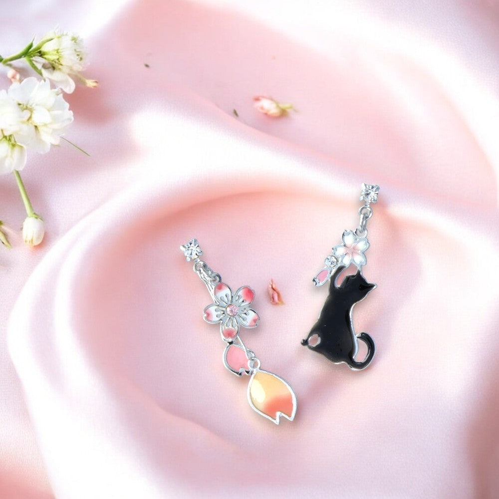 Springtime Whimsy Earrings Silver 3