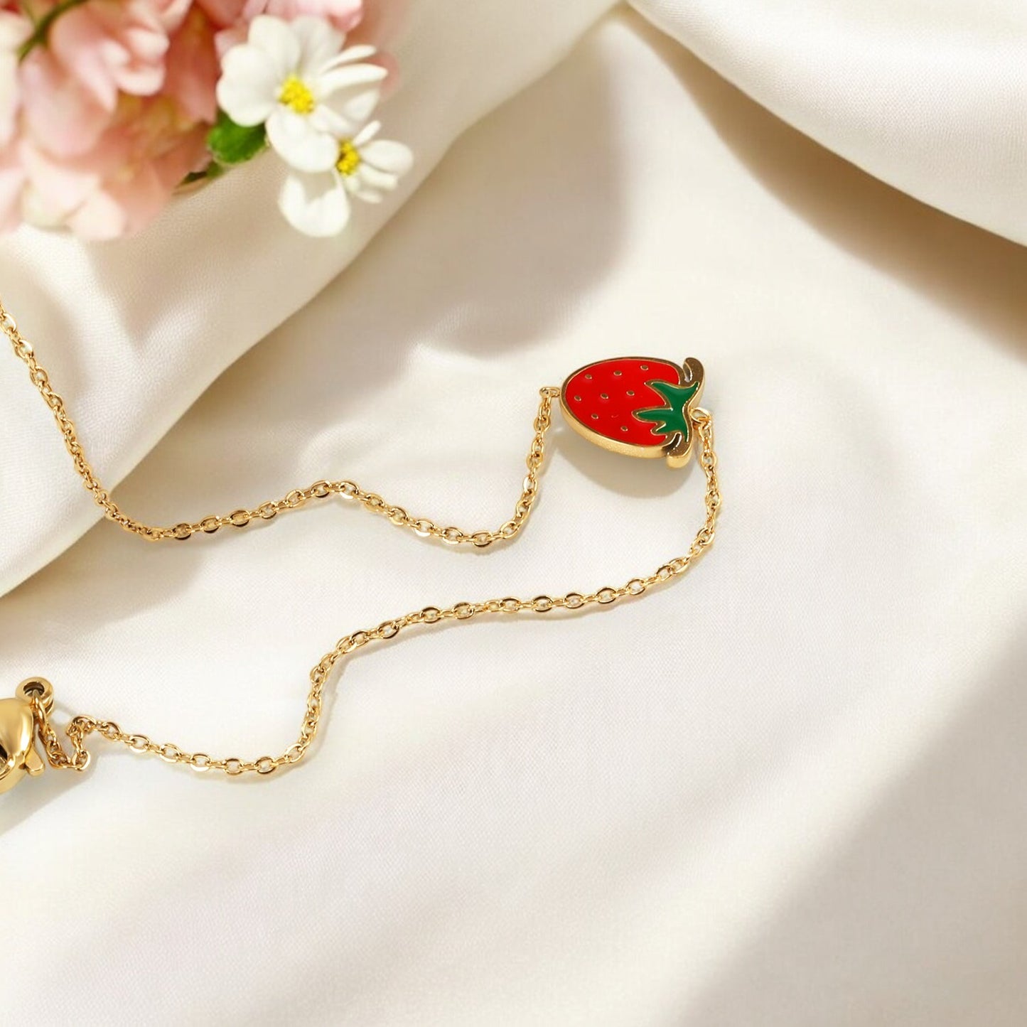 Strawberry Kiss Bracelet -Berry Bliss 4