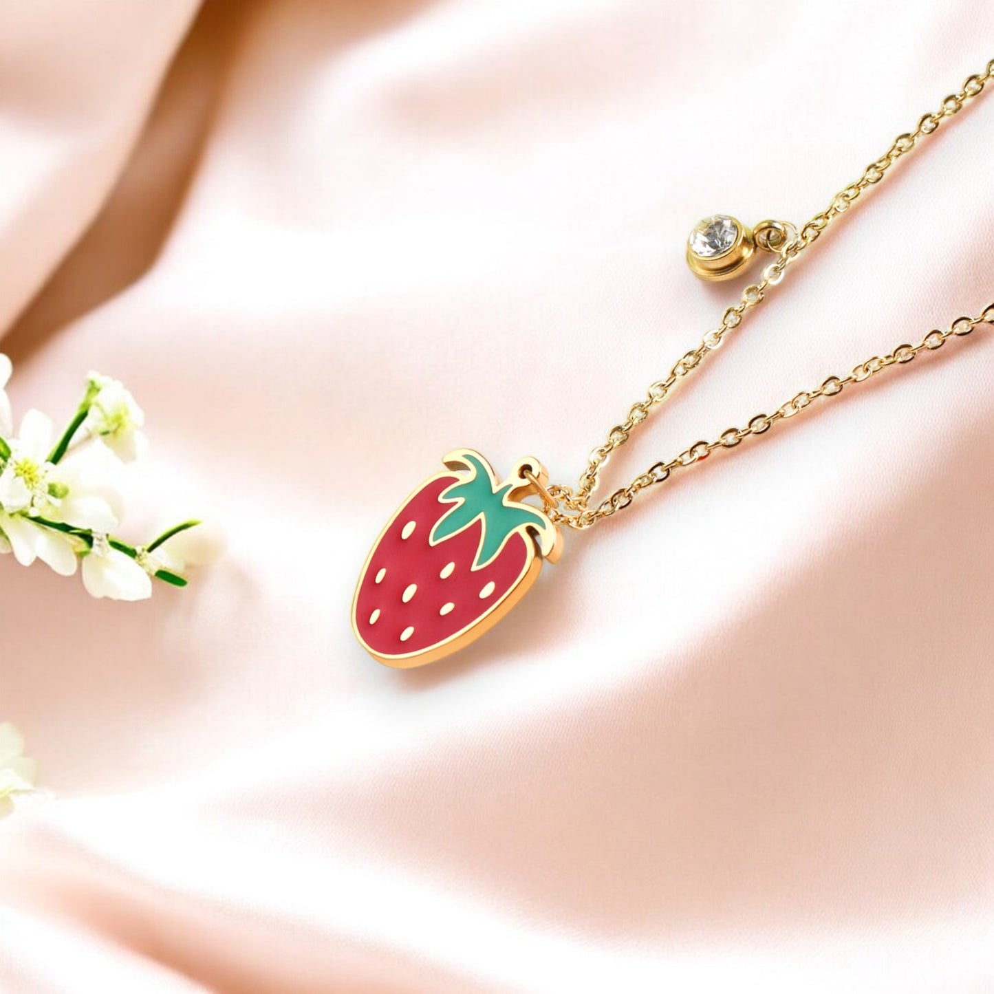 Strawberry Kiss Necklace 3