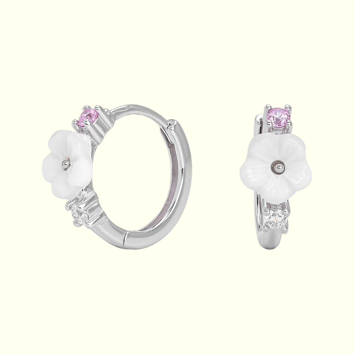 Sweet Blossom Huggies silver 1