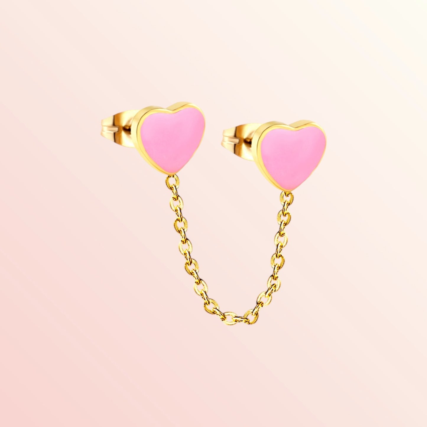 Sweetheart Duo Double Piercing Earring 2