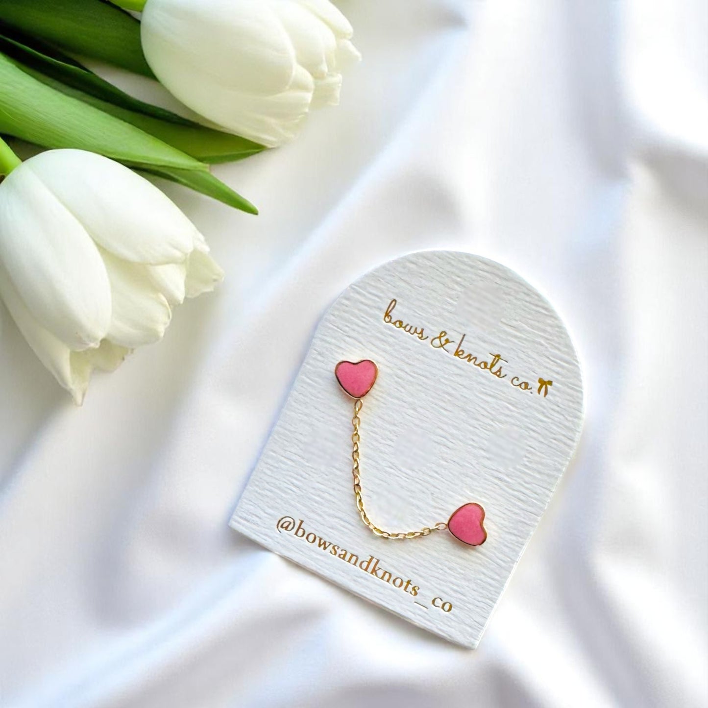 Sweetheart Duo Double Piercing Earring 3