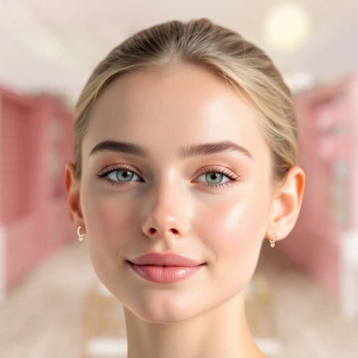 Sweetheart Swing Hoops Gold 1