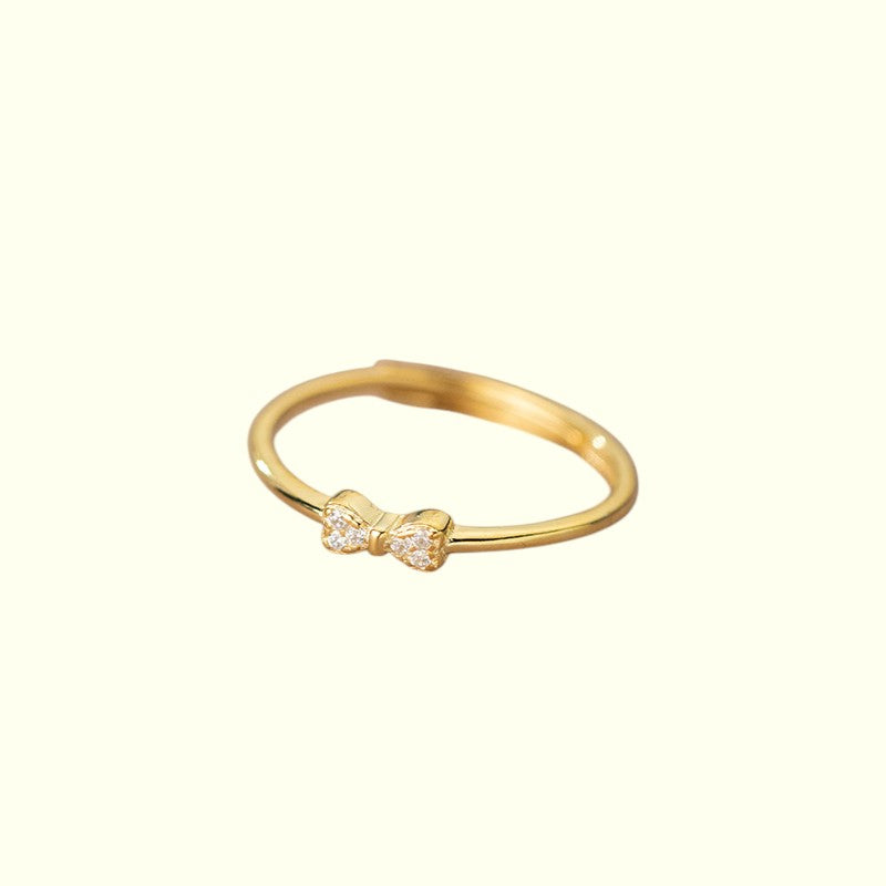 Timeless Bowknot Ring Gold 1