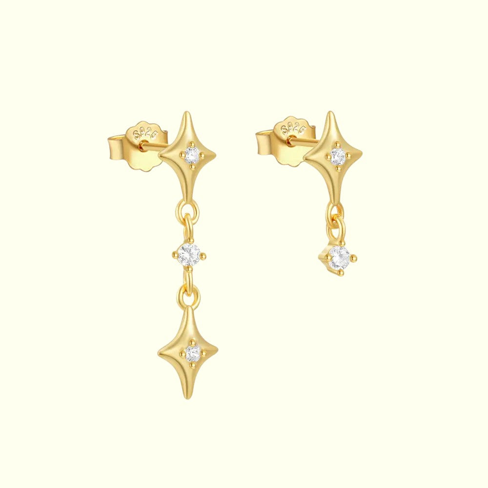Twinkle Drift Asymmetrical Drops Gold 3