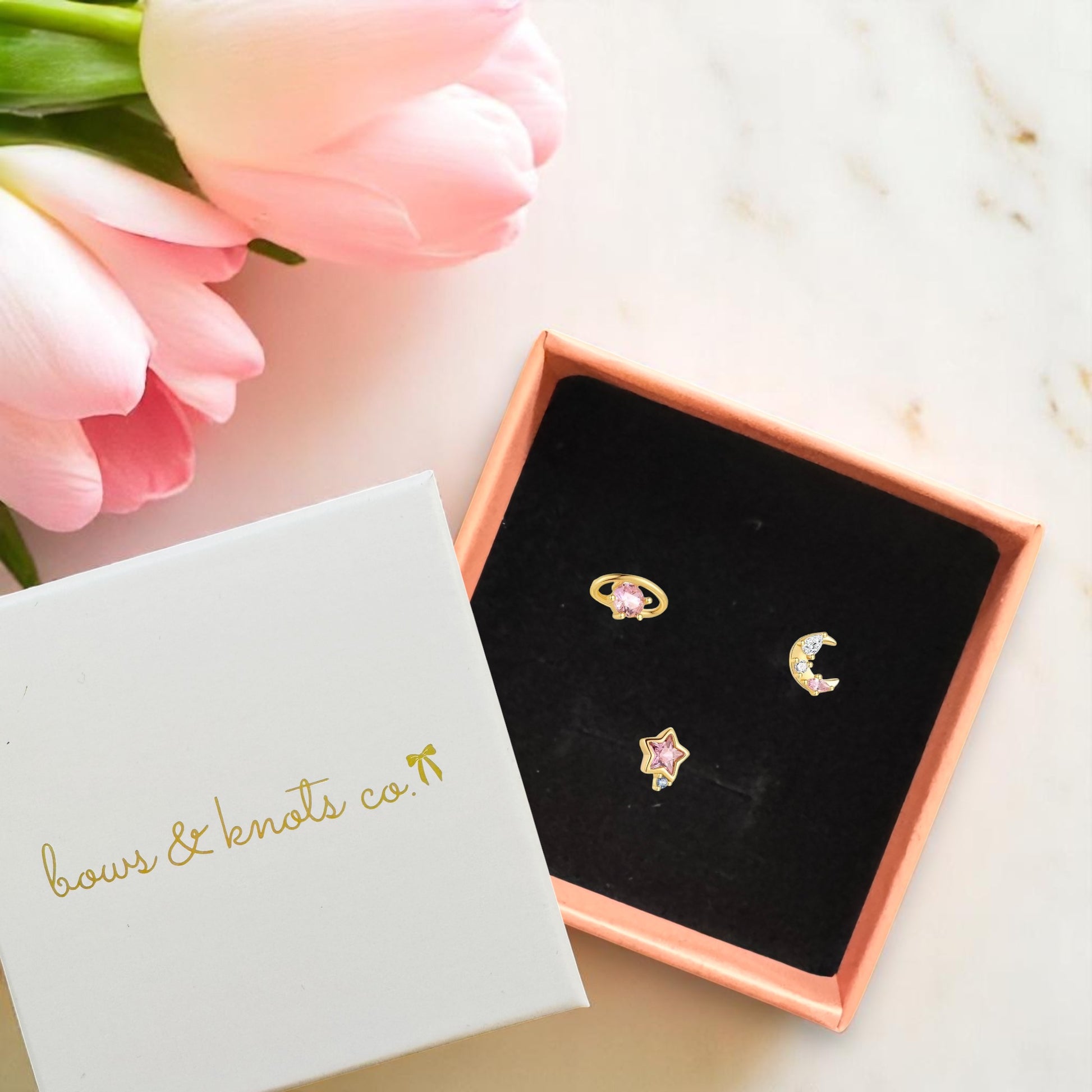 Twinkle Trio Stud Earrings 3