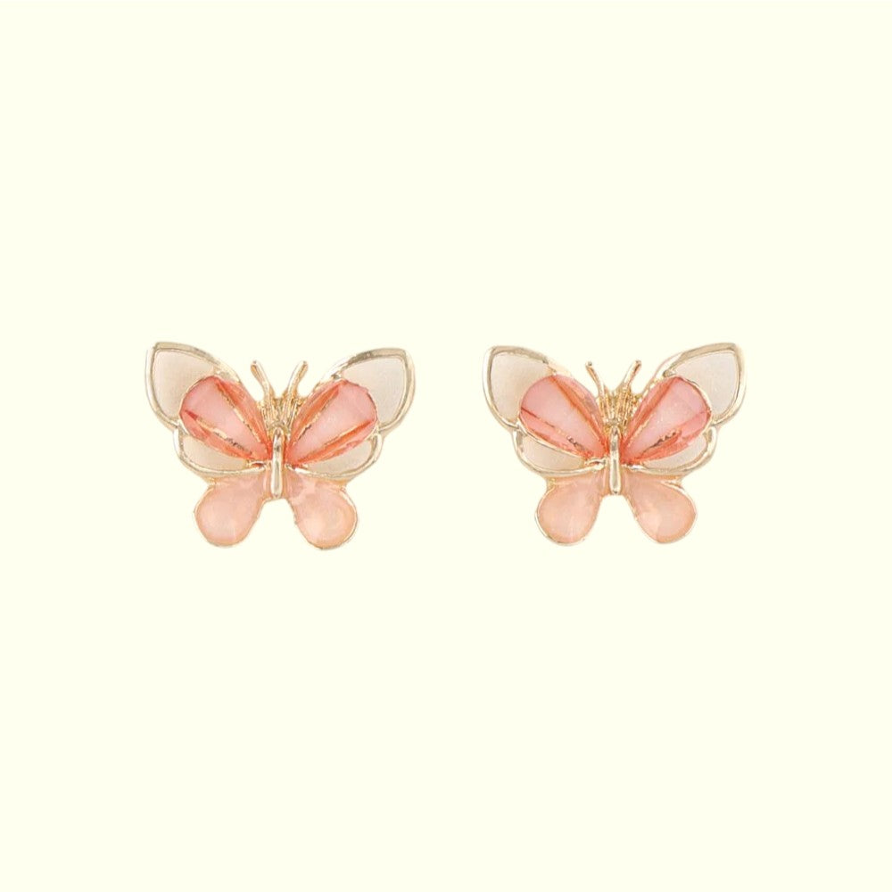 Twinkling Butterfly Stud Earrings 4