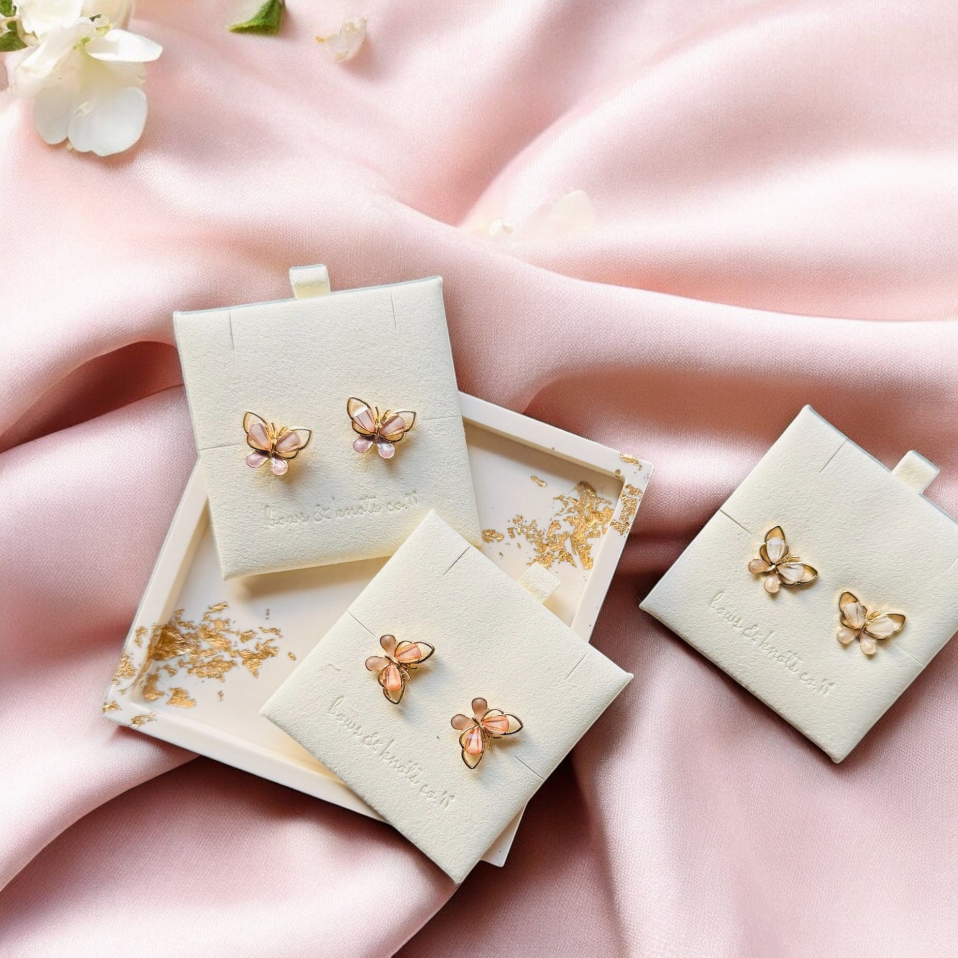 Twinkling Butterfly Stud Earrings 6