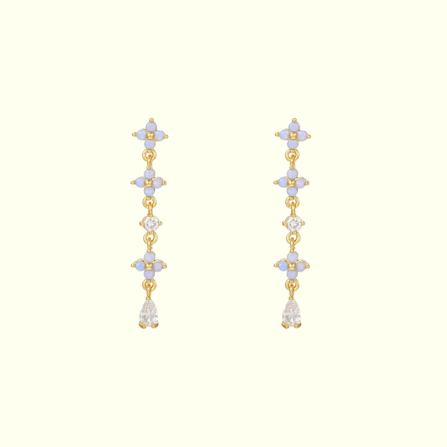 Victorian Azure Earrings 1
