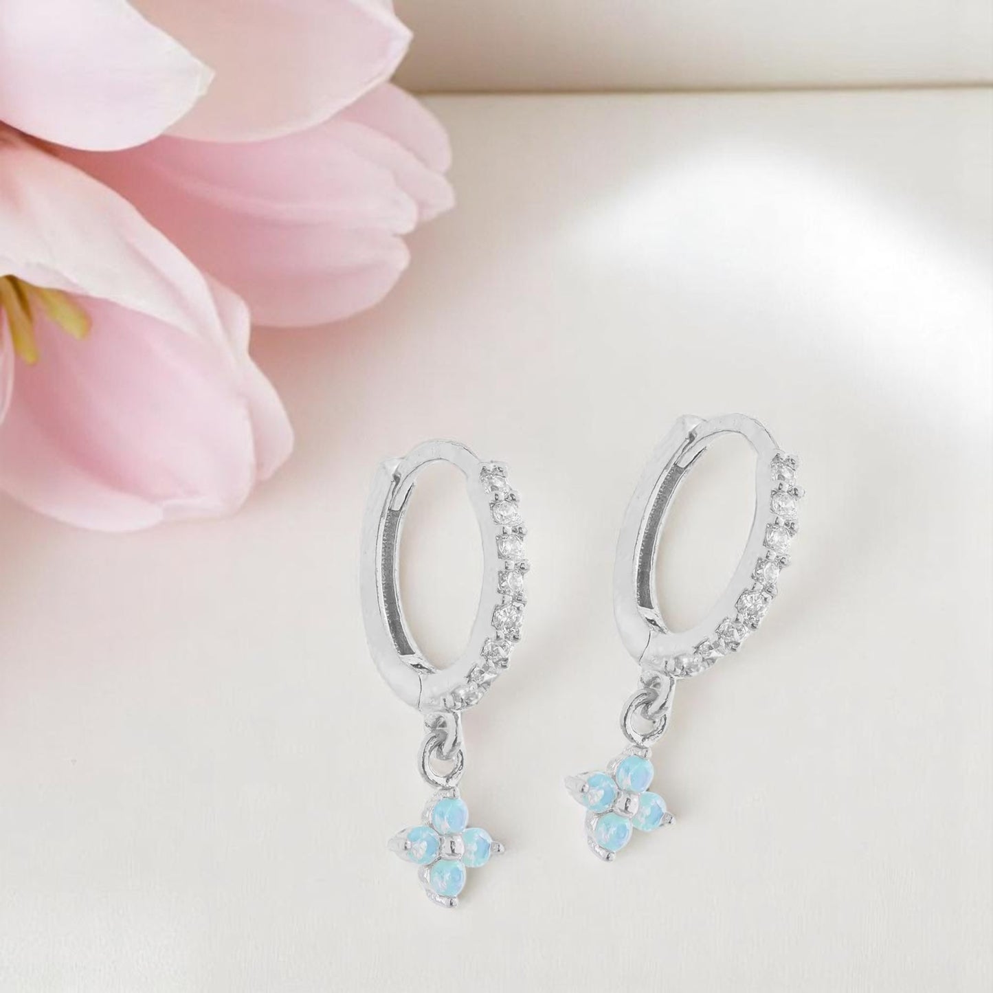 Victorian Azure Hoops 3