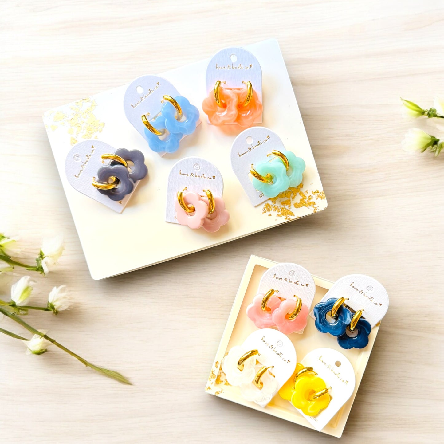 Vivid Bloom Hoops 1