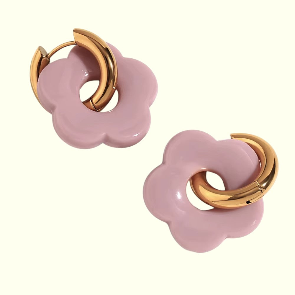 Vivid Bloom Hoops 2
