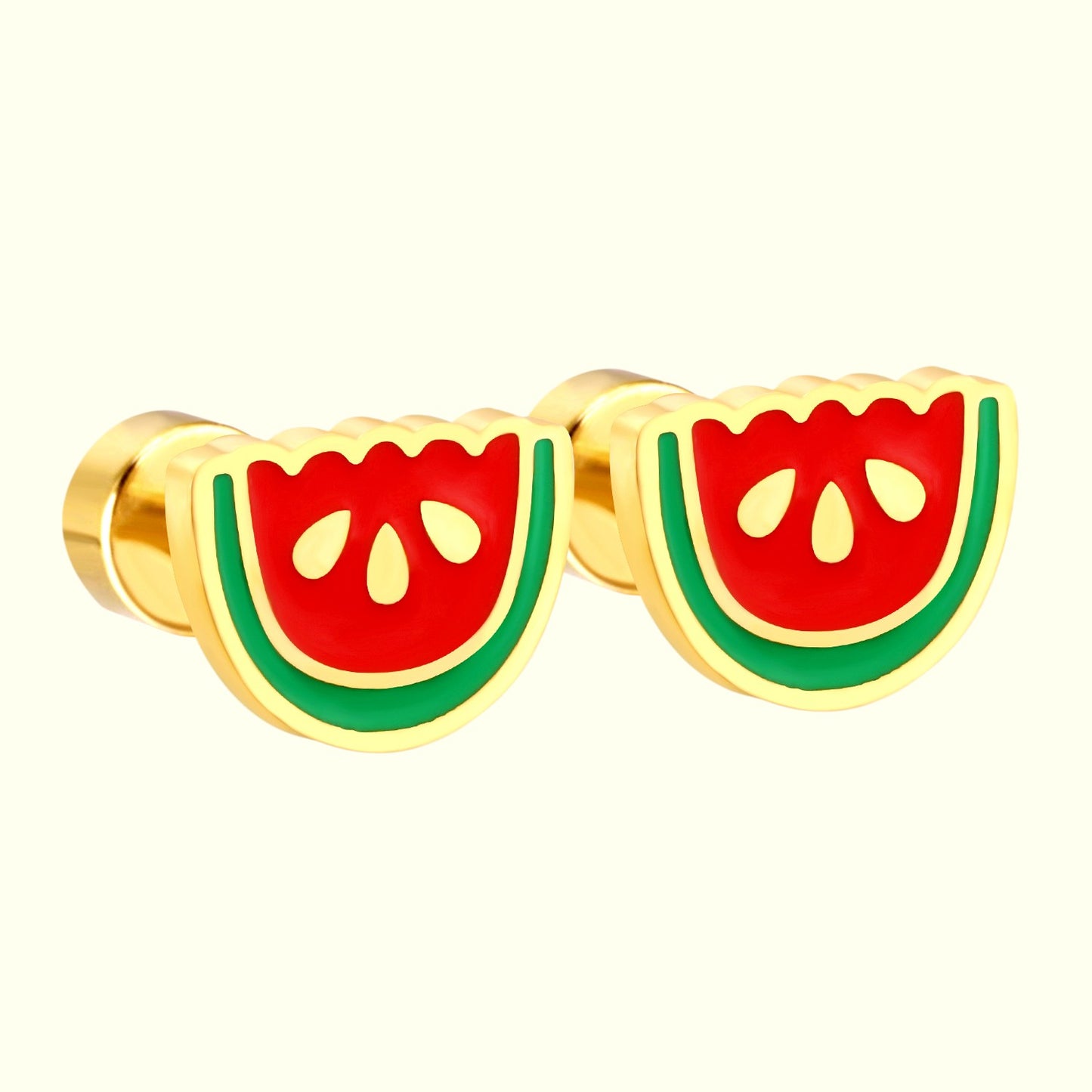 Watermelon Bliss Stud Earrings 1