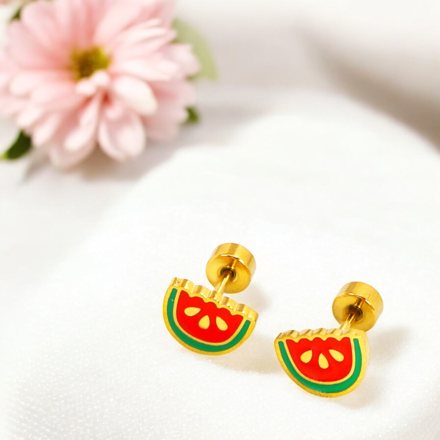 Watermelon Bliss Stud Earrings 2