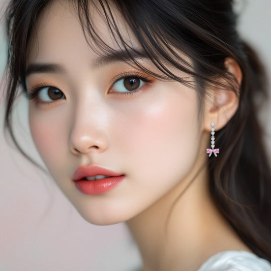 Whisper Pink Dainty Earrings 2