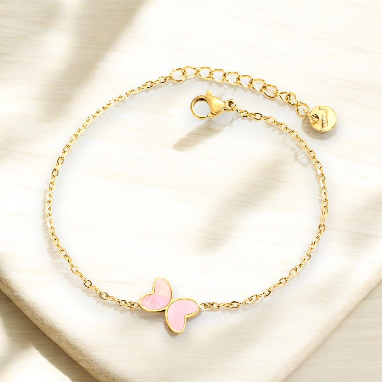 Whispering Wings Bracelet Pink 1