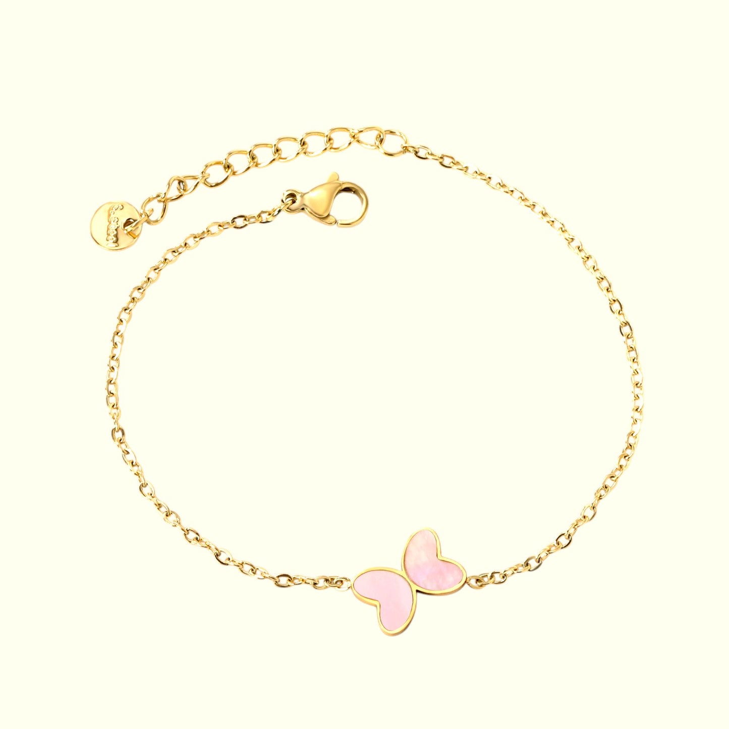 Whispering Wings Bracelet Pink 3