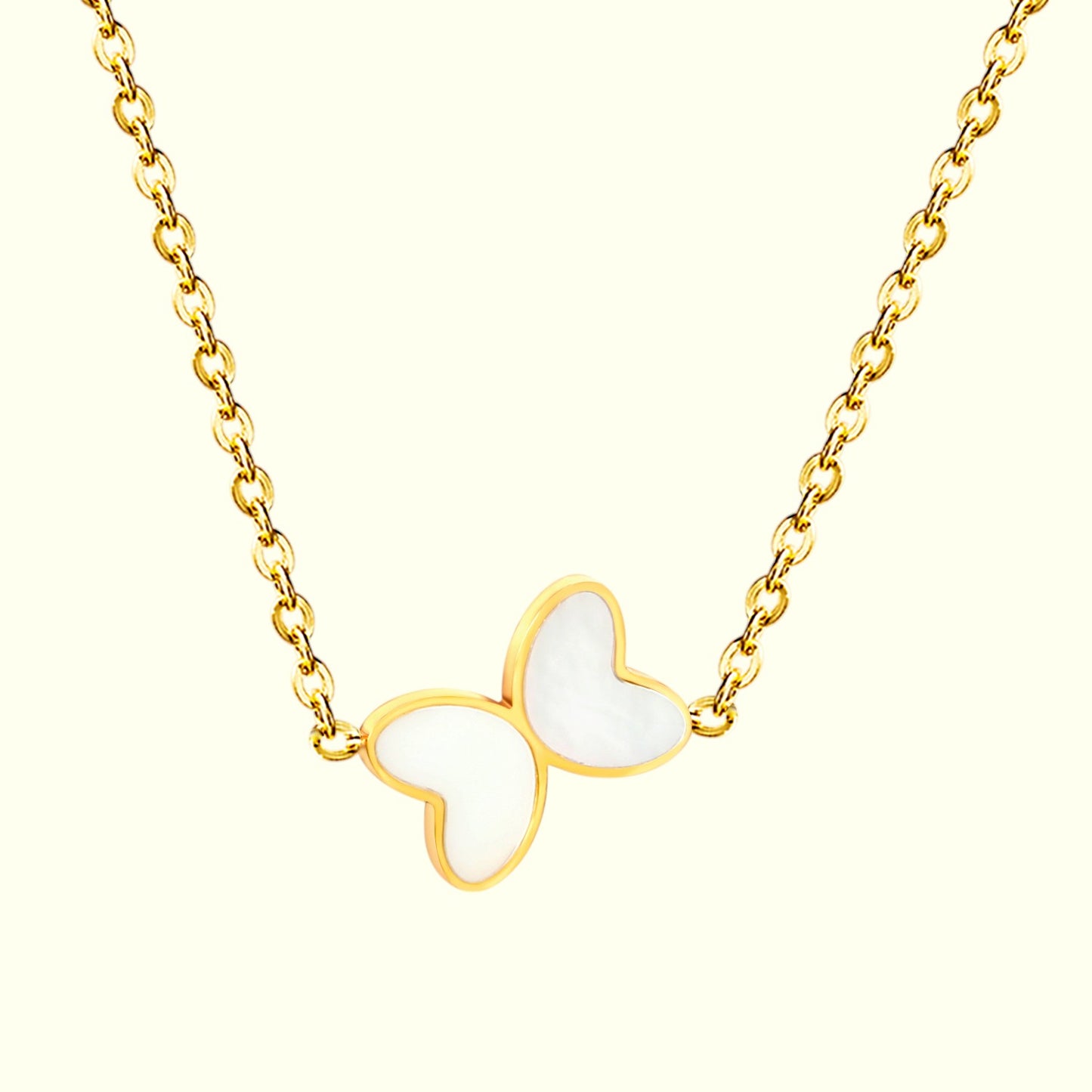 Whispering Wings Necklace White 1