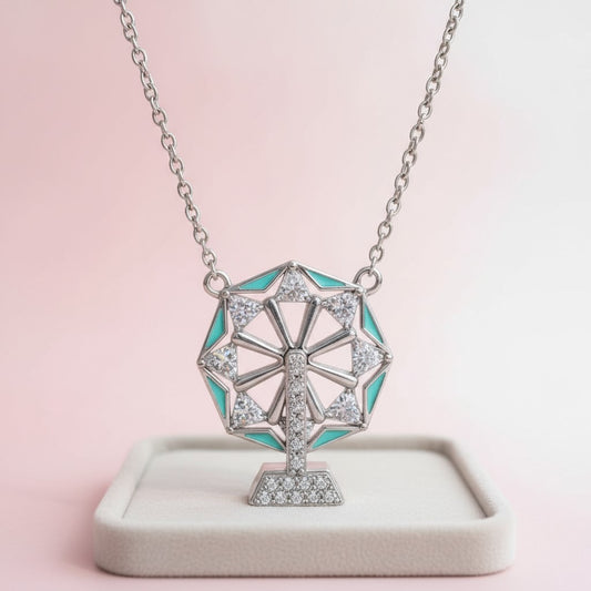 Twinkle Wheel Necklace