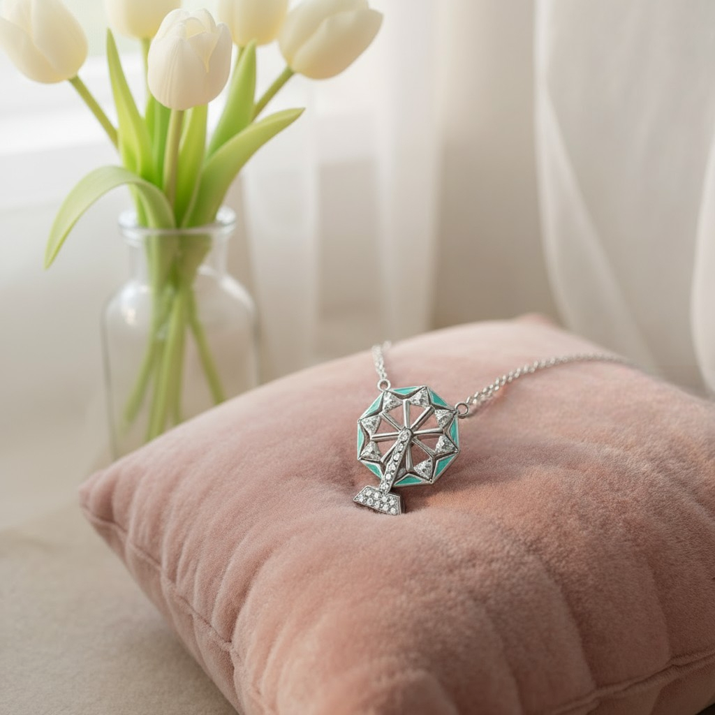 Twinkle Wheel Necklace