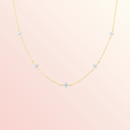 Azure Blossom Necklace 1