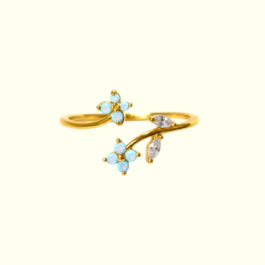 Azure Daisy Ring 1