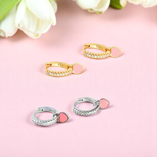 Barely Blush Hoops 1