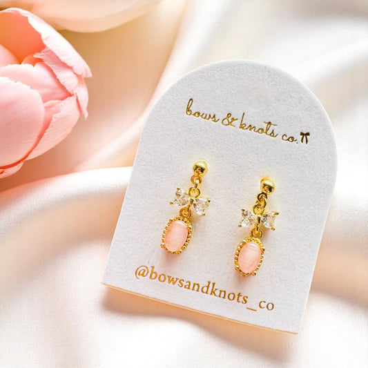 Blush Drop Earrings 1