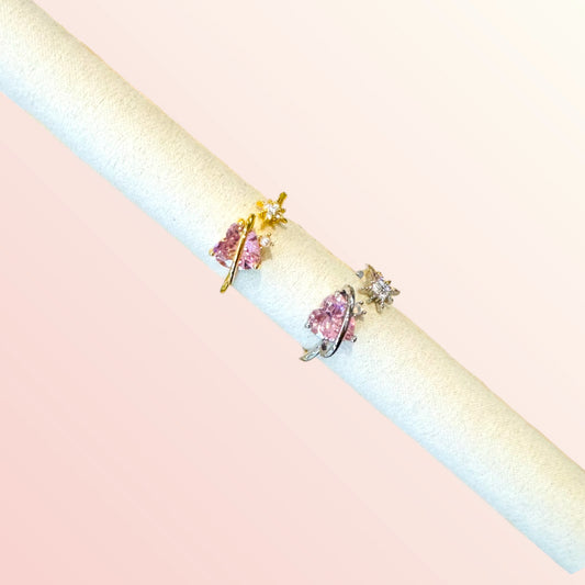 Blush Heart Ring