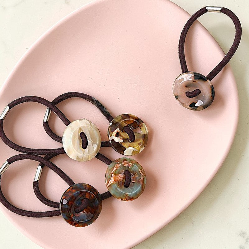 Bubble Button Hair Ties 1