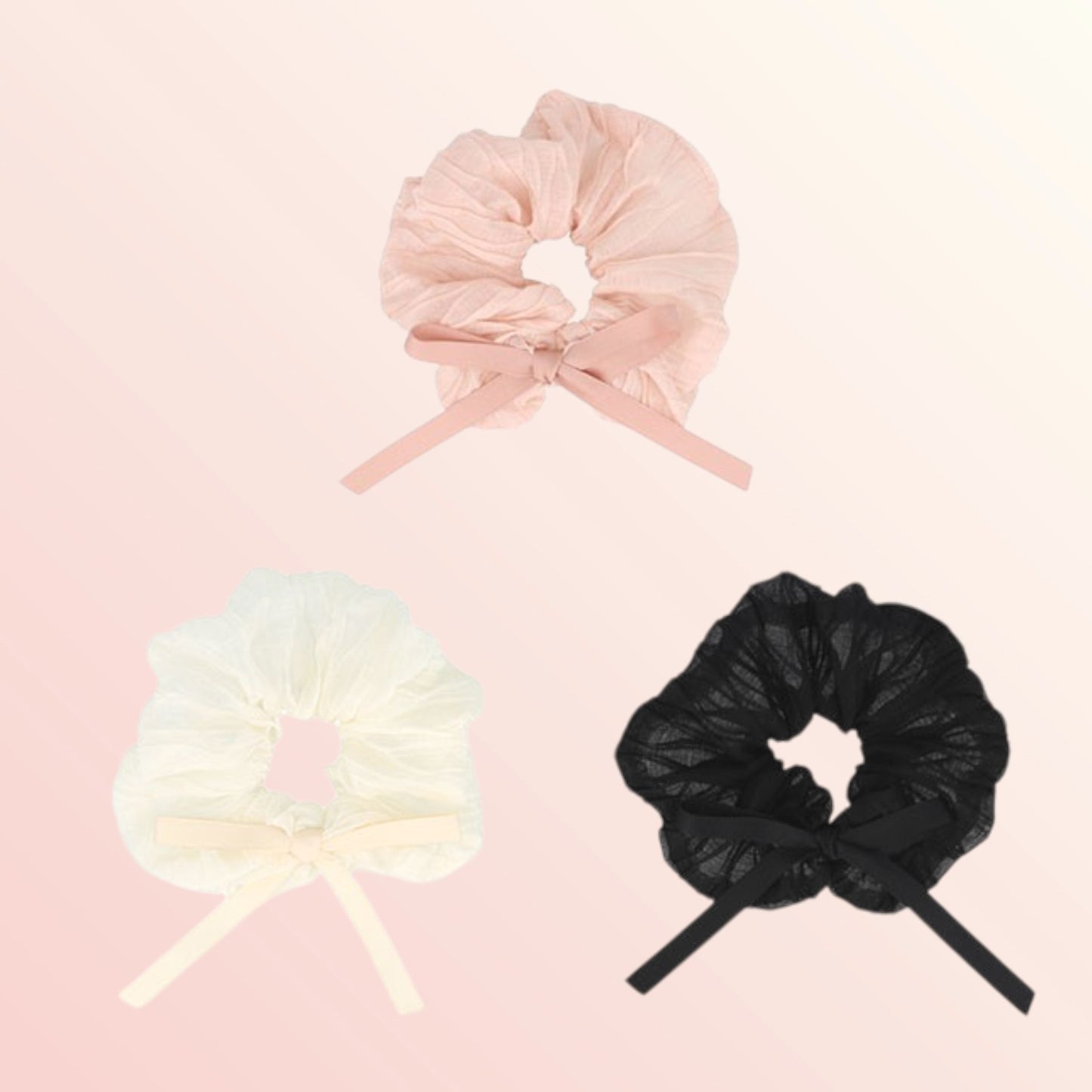 Chérie Bow Scrunchie 1