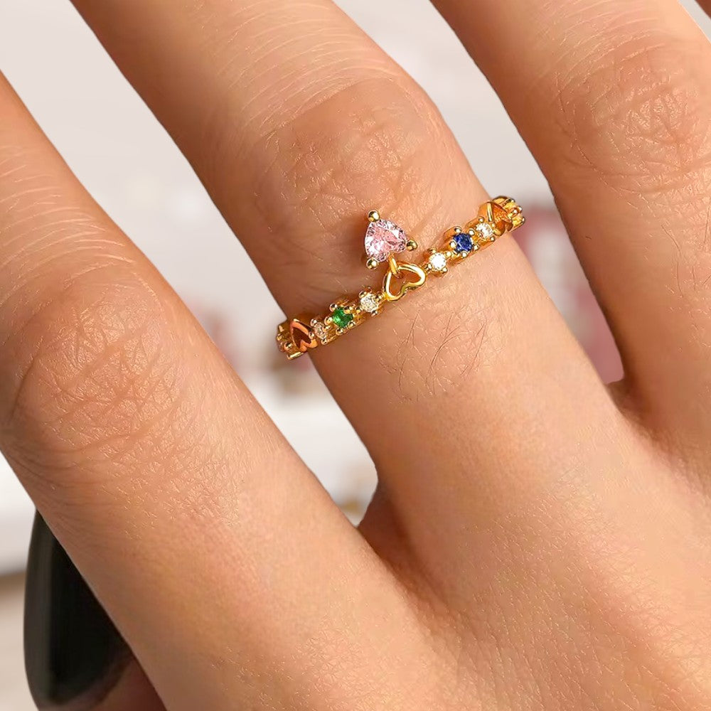 Charmé Heart Ring 3