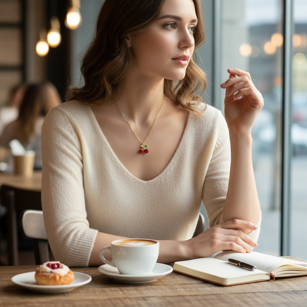 Cherry Dew Necklace 2