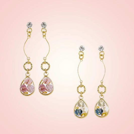 Crystal Dewdrop Earrings 1