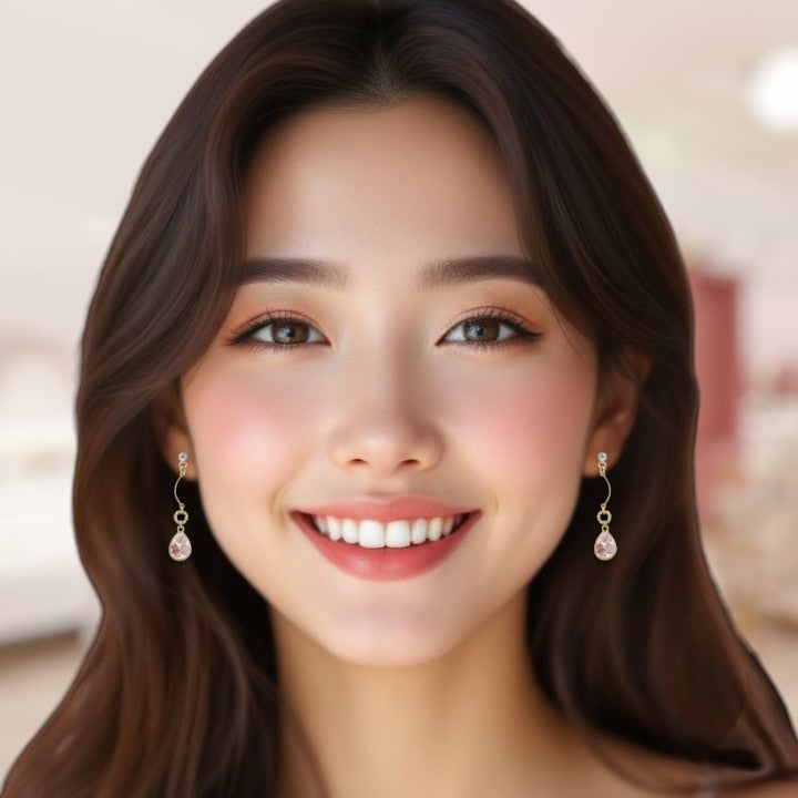 Crystal Dewdrop Earrings 2