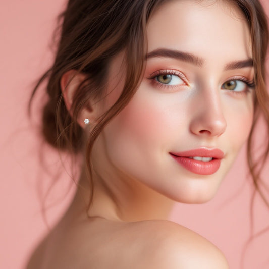 Dainty Whisper Stud Earrings silver 1