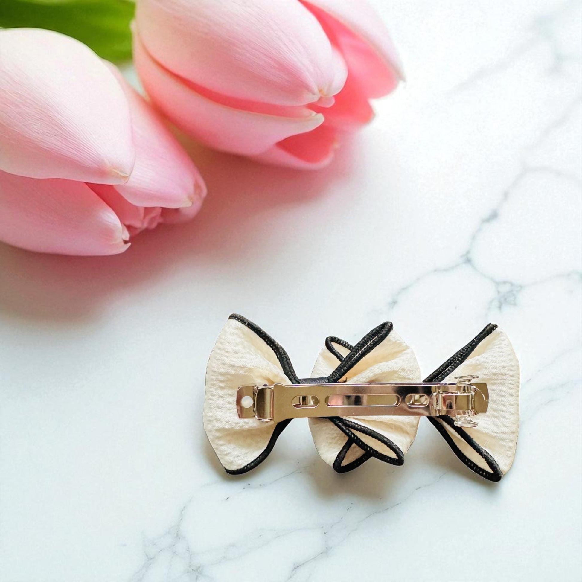 Duo Bows Hair Clip 4