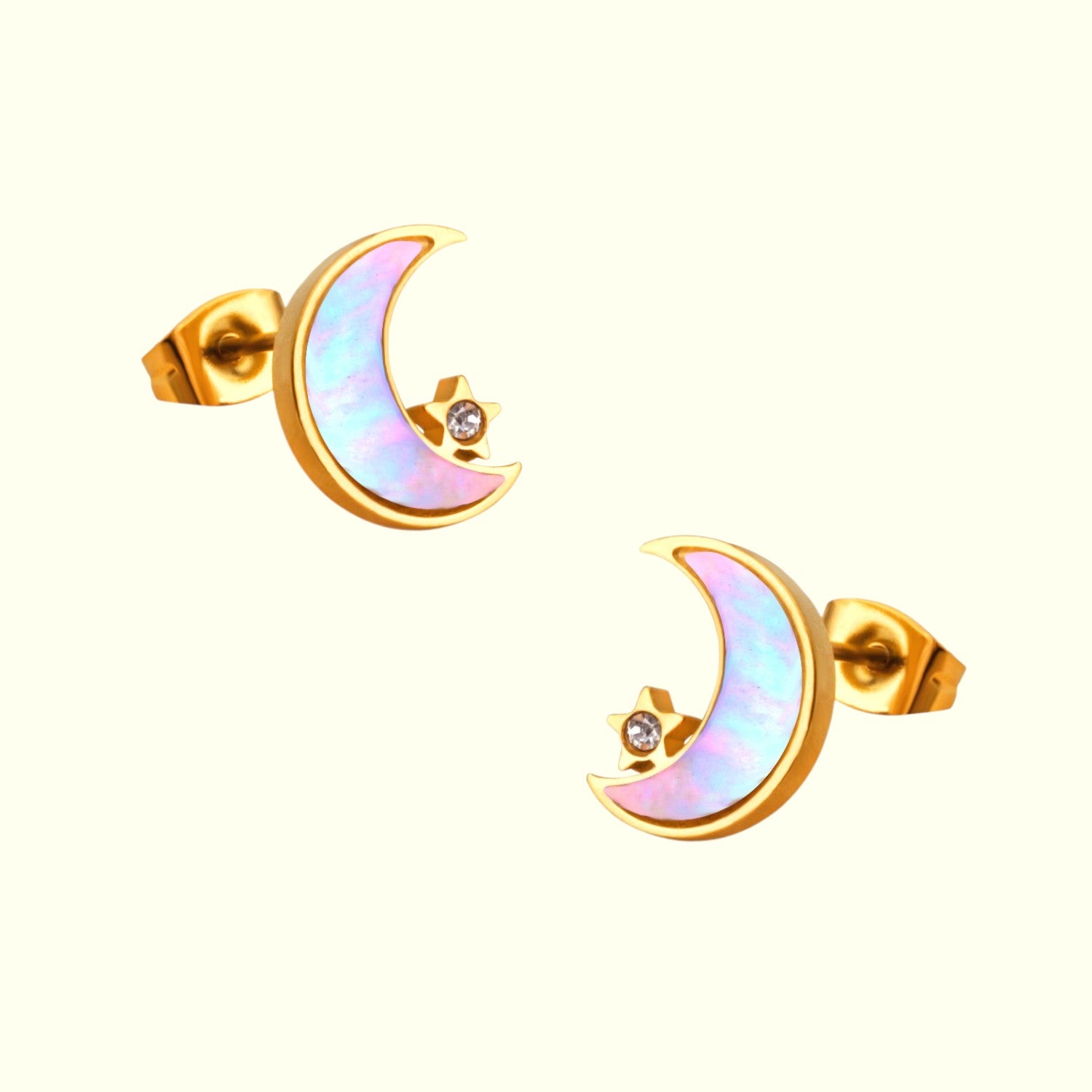 Eclipse Elegance Earrings Gold 1