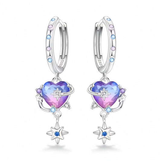 Eternal Violet Hoop Earrings 3