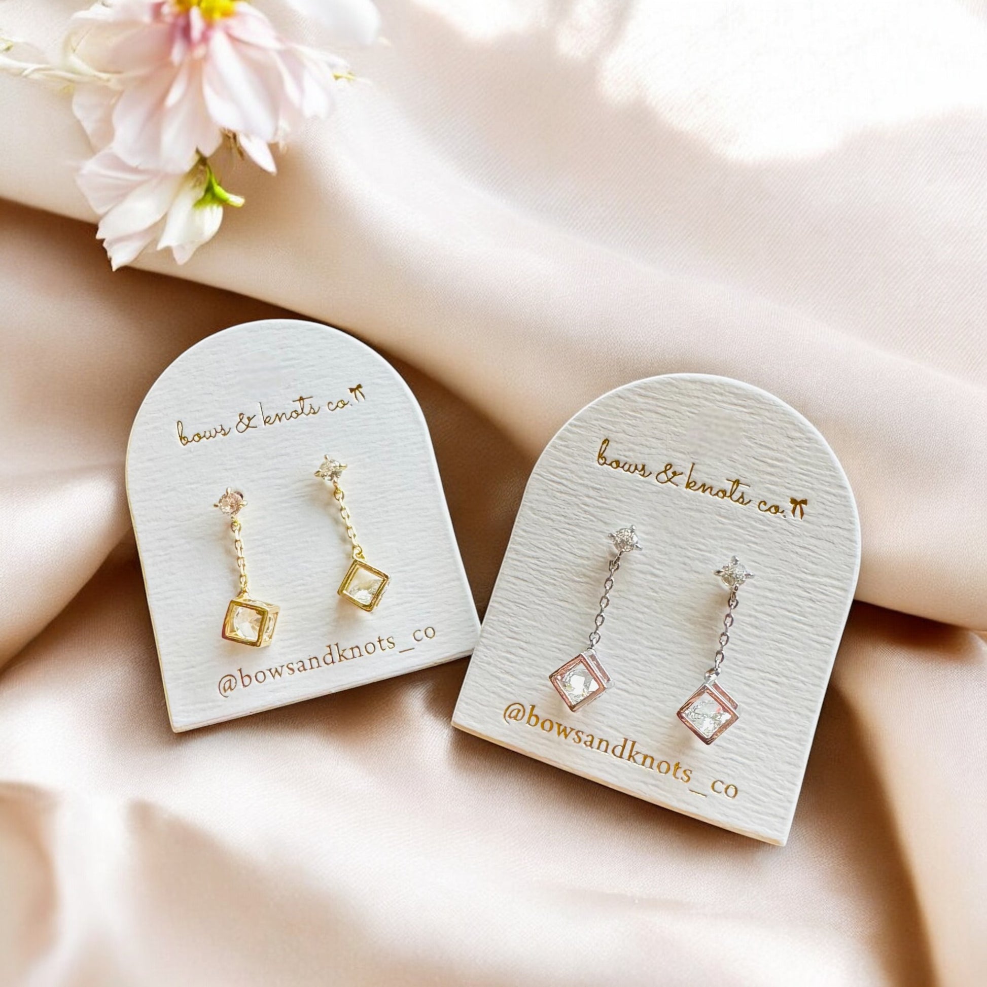 Ethereal Cube Earrings 3