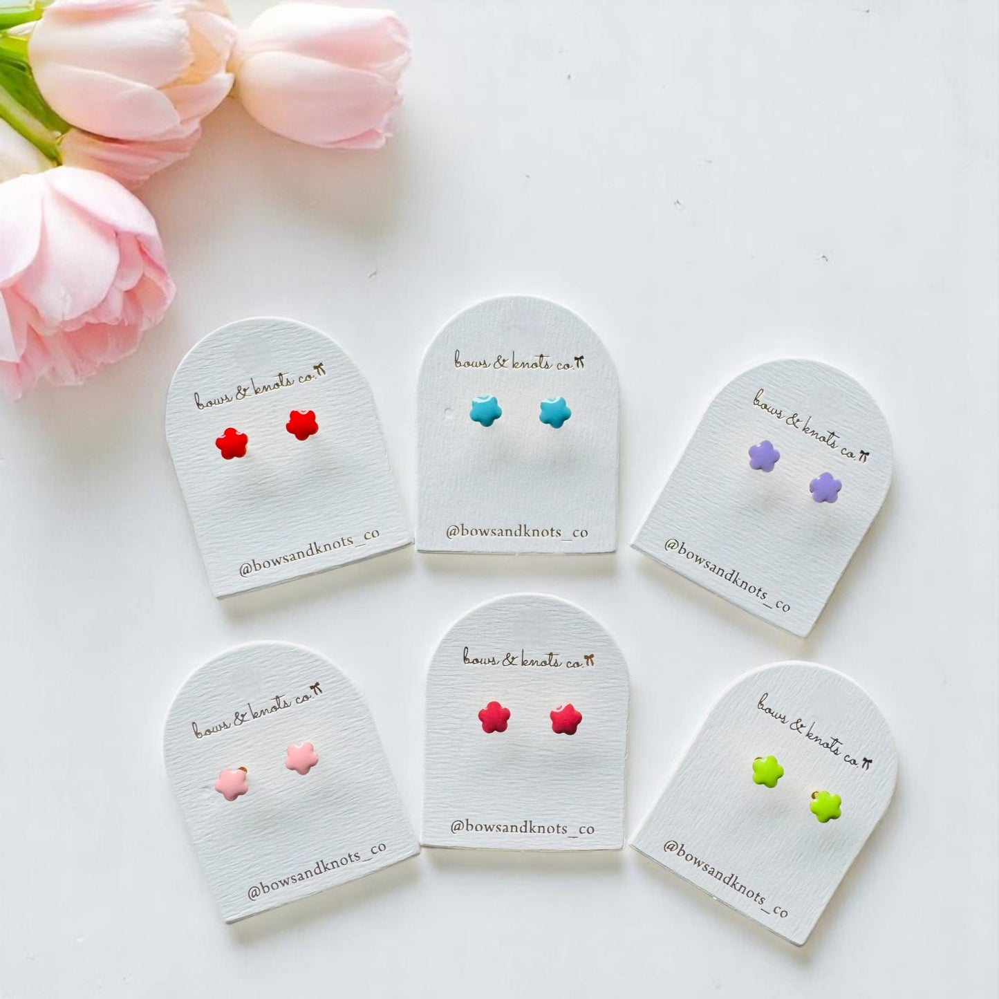 Golden Starry Wink Stud Earrings 1