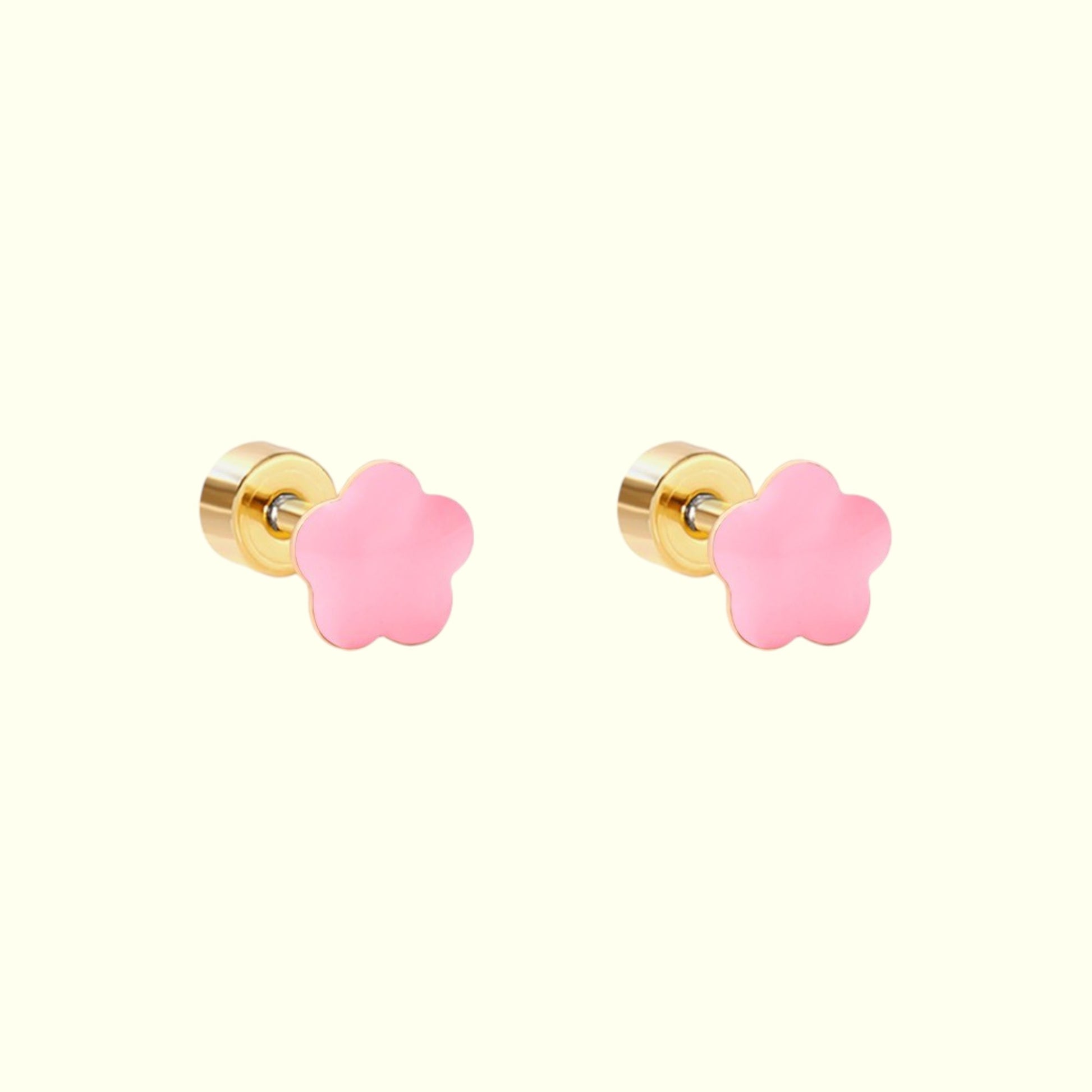 Golden Starry Wink Stud Earrings 5