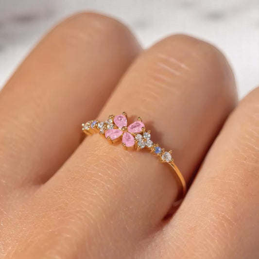 Pink Petals Ring 1
