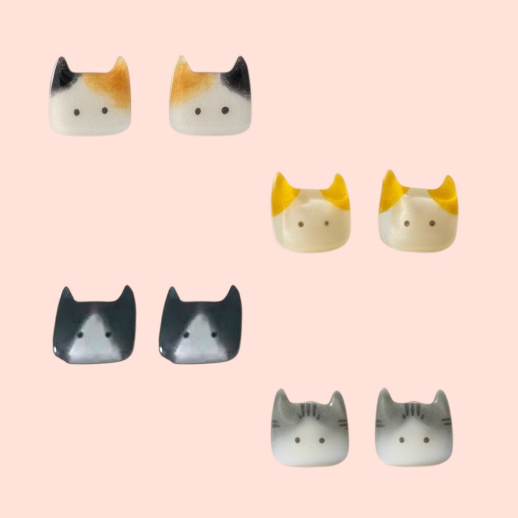 Purrfect Kitty Studs 1