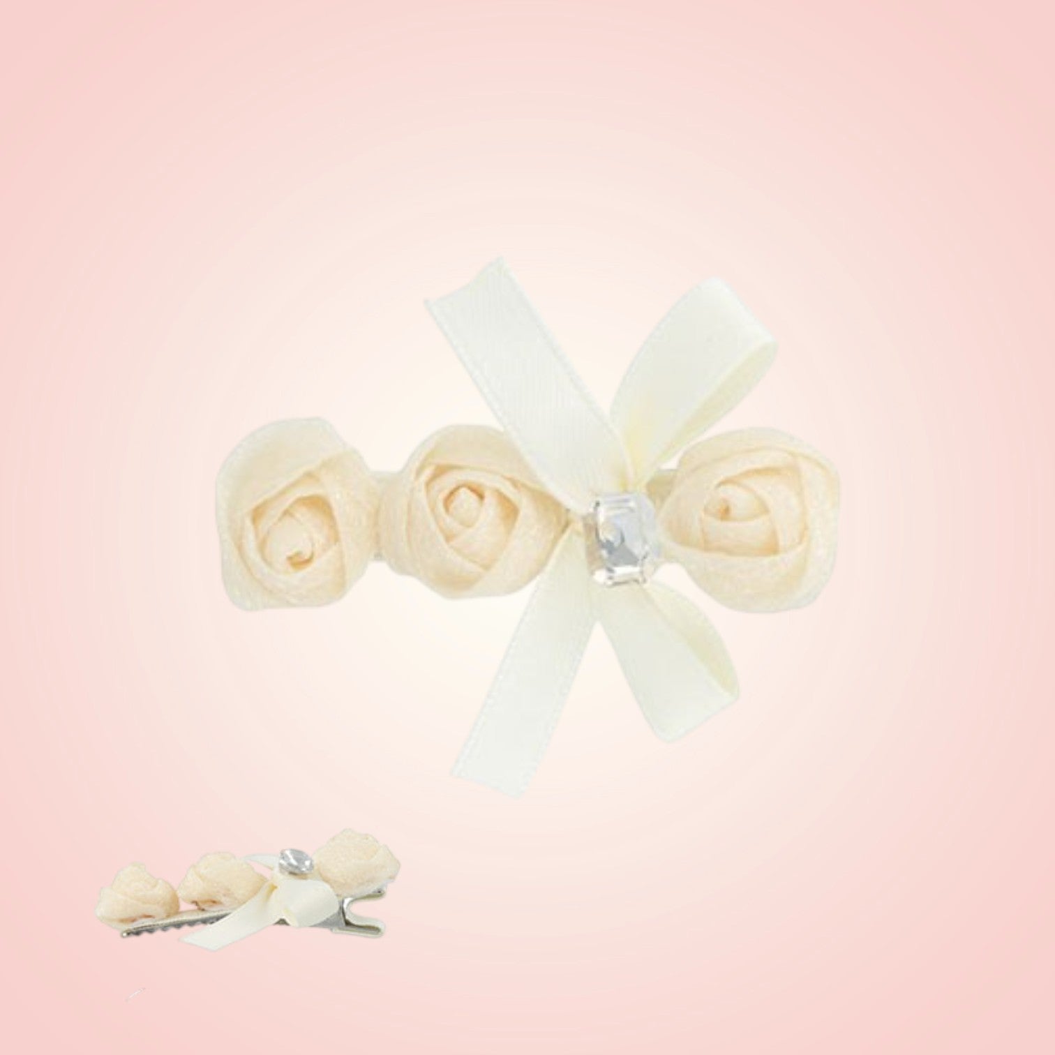 Rose Knot Hair Clip 3