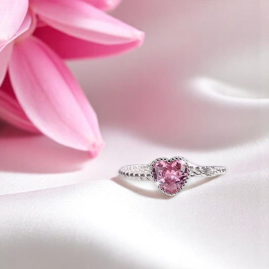 Rosy Love Band Ring 1