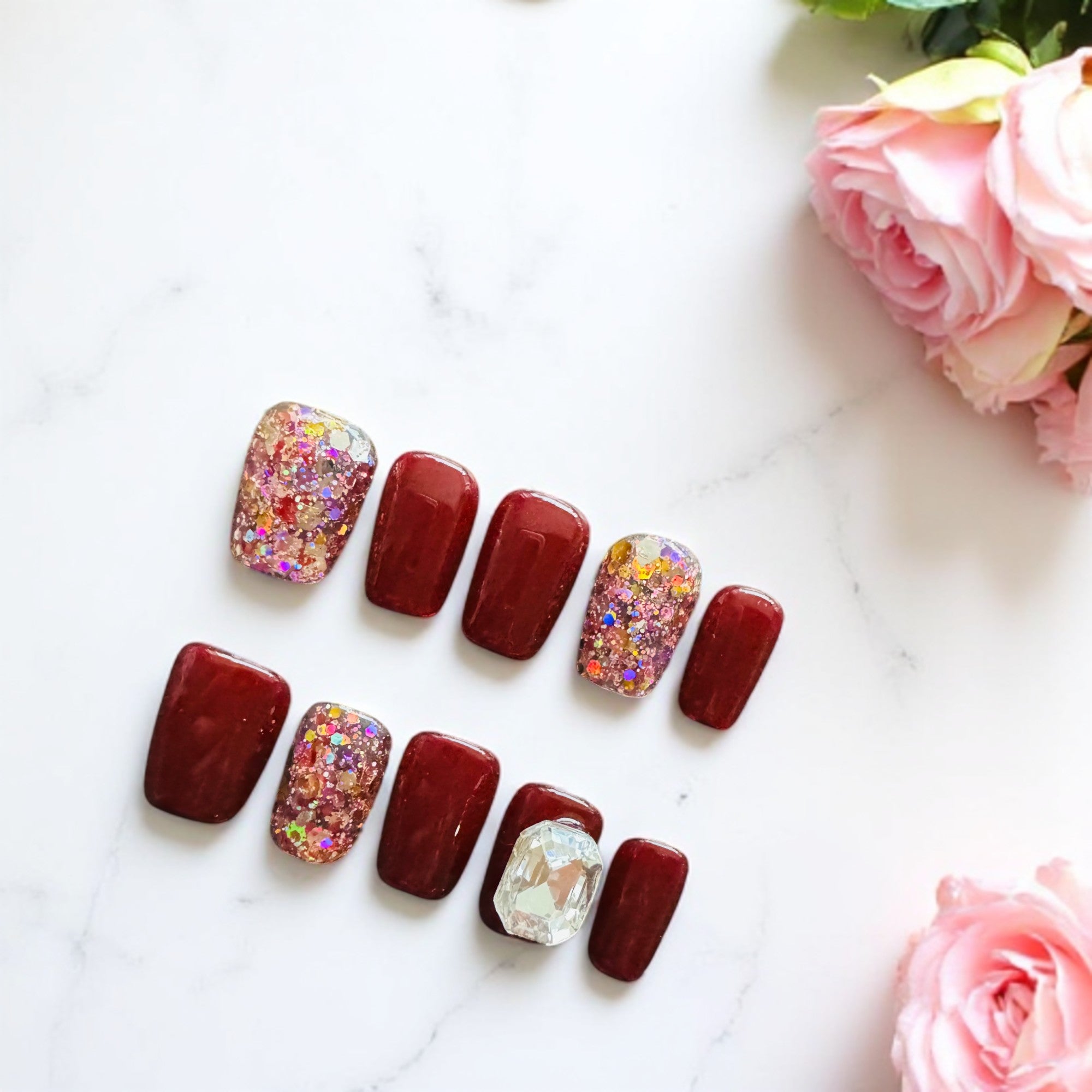 Ruby Dust - Premium Nails – Bows and Knots Co.