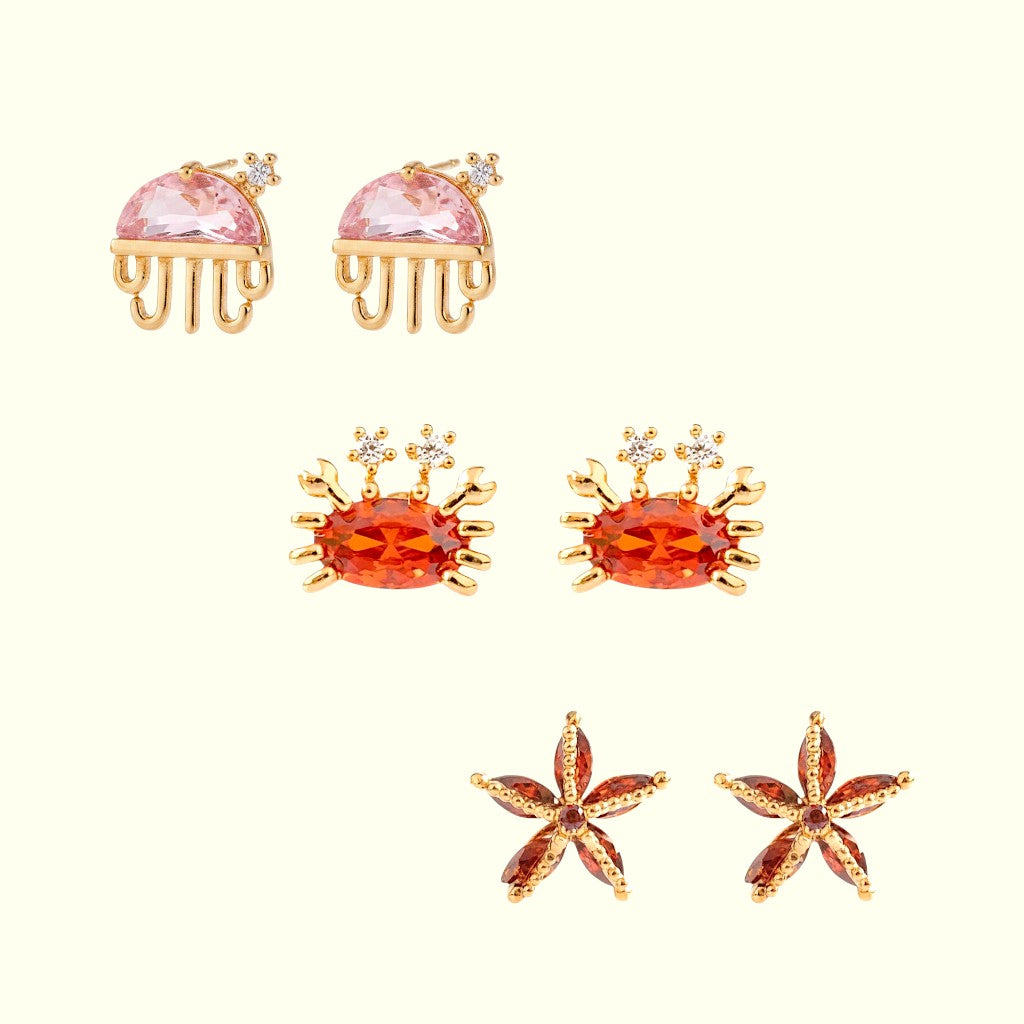 Seaside Sparkle Studs 1